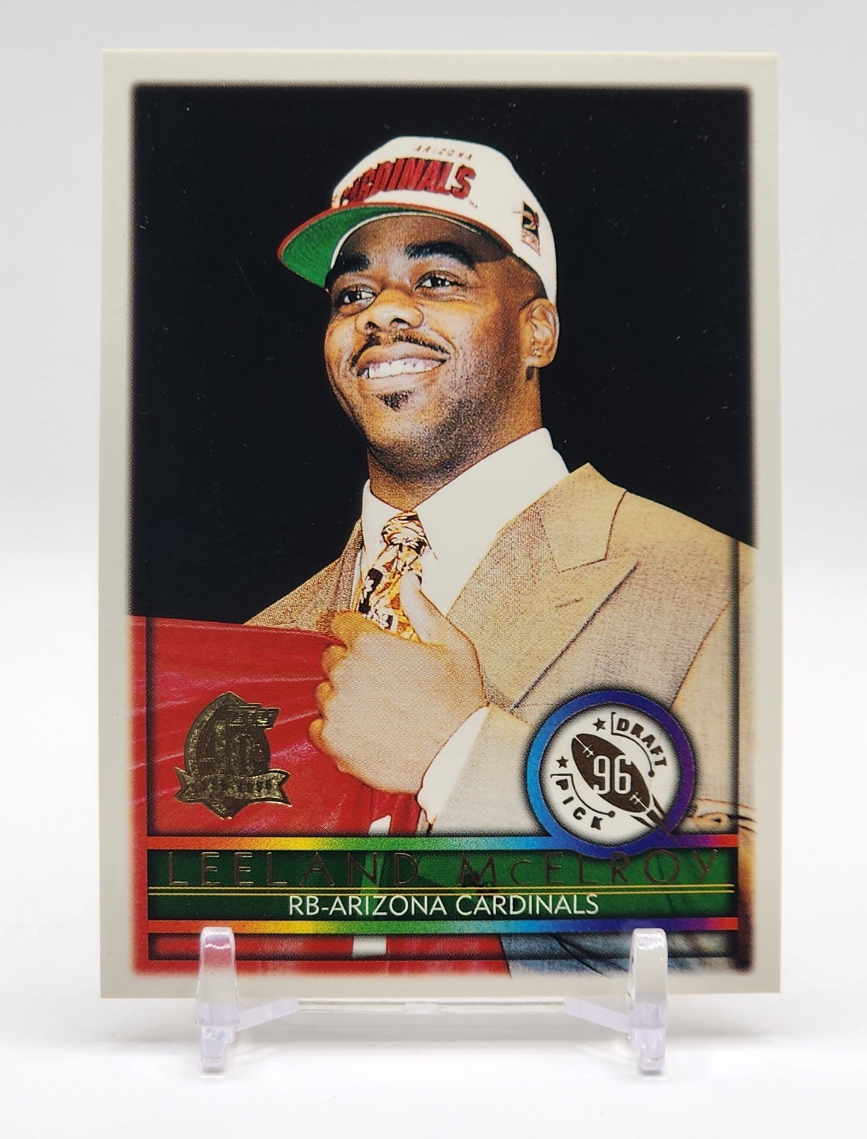 1996 Topps Football LEELAND MCELROY RC CARDINALS #433