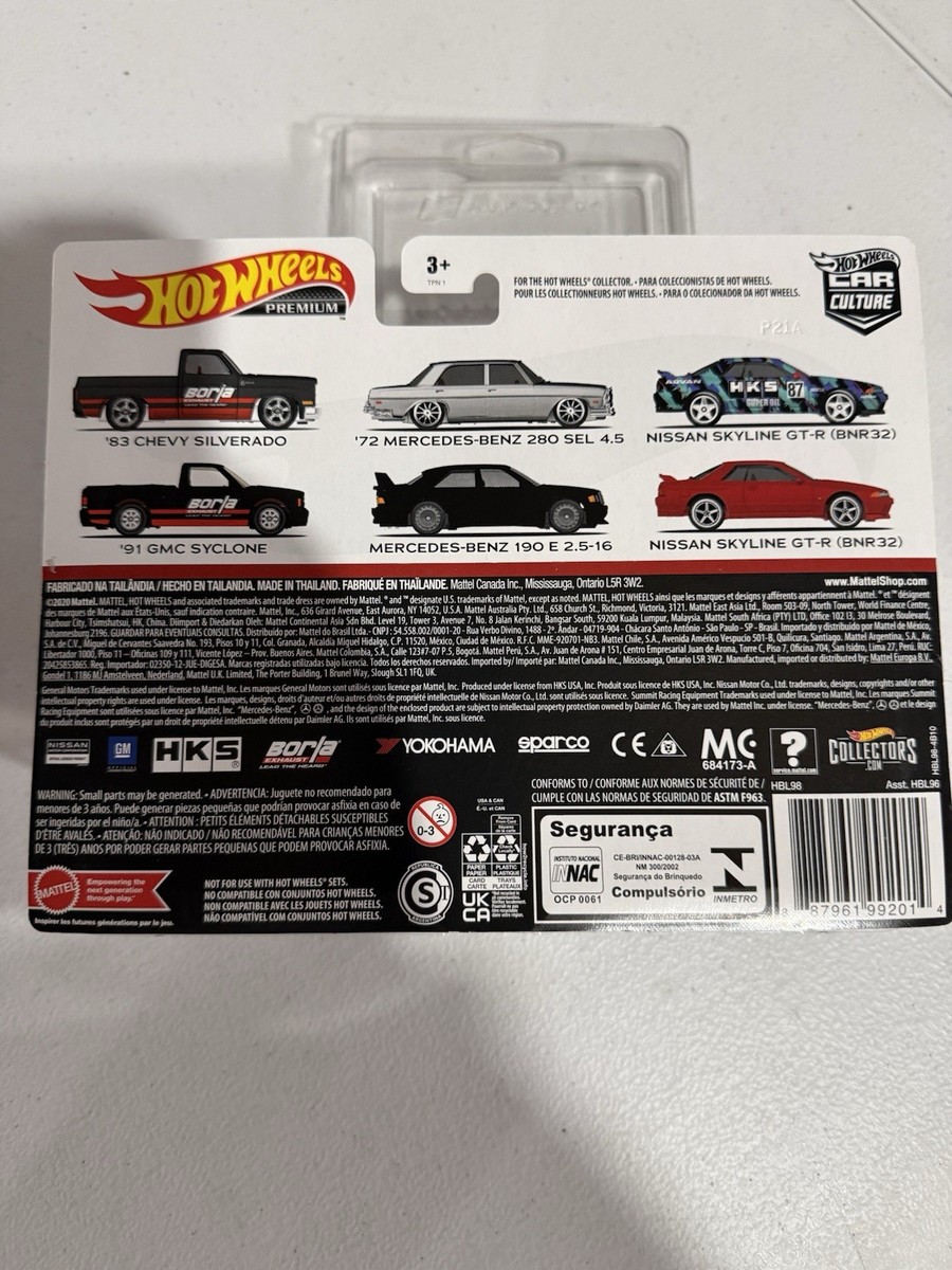 Hot Wheels Premium Car Culture 2 Pack '83 Chevy Silverado and '91