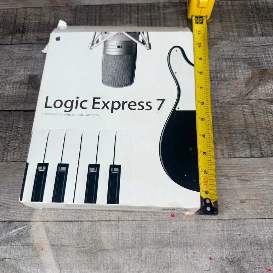 Apple Logic Express 7 Musikbearbeitungs-/Kompositionssoftware mit Taste (Mac) - Bild 2 von 4