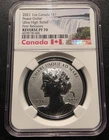 2021 1 Oz Canada $1 Peace Dollar -- PF 70 -- NGC