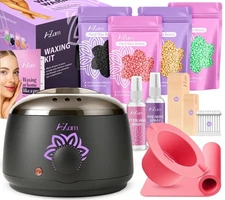 AZAM All-in-one At Home Waxing Kit for Hair removal,Wax pot Waxing ... Fast Ship