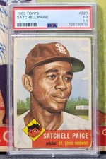 SATCHEL PAIGE 1953 Topps Baseball #220 PSA 1.5 *CENTERED* ST LOUIS BROWNS HOF