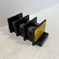 Buss 16021-3 Power Distribution Block Black Panel Mount 175A 600VAC 10 kA 3 Pole