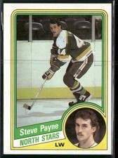 1984-85 Topps Steve Payne #80 Minnesota North Stars