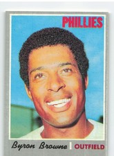 1970 Topps #388 Byron Browne - Philadelphia Phillies NR-MINT