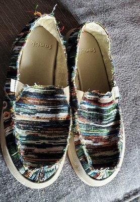 Sanuk Vagabond Blanket Slip On Shoes, Woven, Women's Size 7 NWOT 