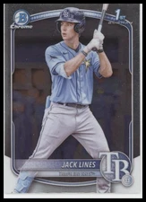 2025 Bowman #BCP-64 Jack Lines Chrome Prospects