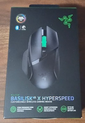 Razer Basilisk V3 X Hyperspeed Kabellos Optisch Gaming-Maus - Schwarz