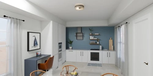 Quoizel QFL6220 Maeve 2 Light 14"W Flush Mount Drum Ceiling - Gold - Picture 7 of 9