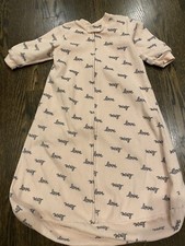 Carter's Pink  love  Fleece Sleepsack Medium Up To 9 Months