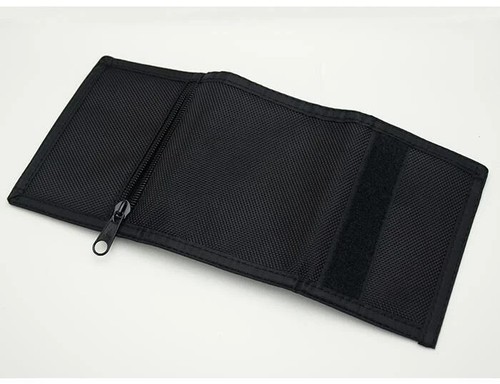 Nike Unisex Wallet Swoosh DRI-Fit Wallet Credit Card Holder Cash Coin Zip Purse - Picture 3 of 5