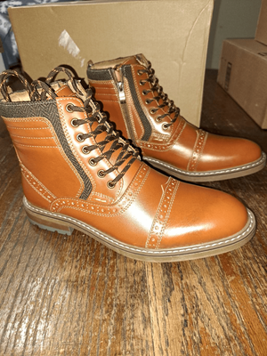 New Mens 8 Arkbird Brown Leather Chelsea Oxford Dress Ankle Boots Shoes NWT Amazon.com | Arkbird Chelsea Ankle Boots, Leather Lined  main image 2
