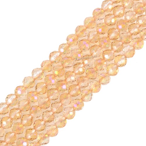 3.7mm to 4.7mm Faceted Gemstone Round Loose Beads DIY Jewelry Making Strand 15" - Picture 319 of 435