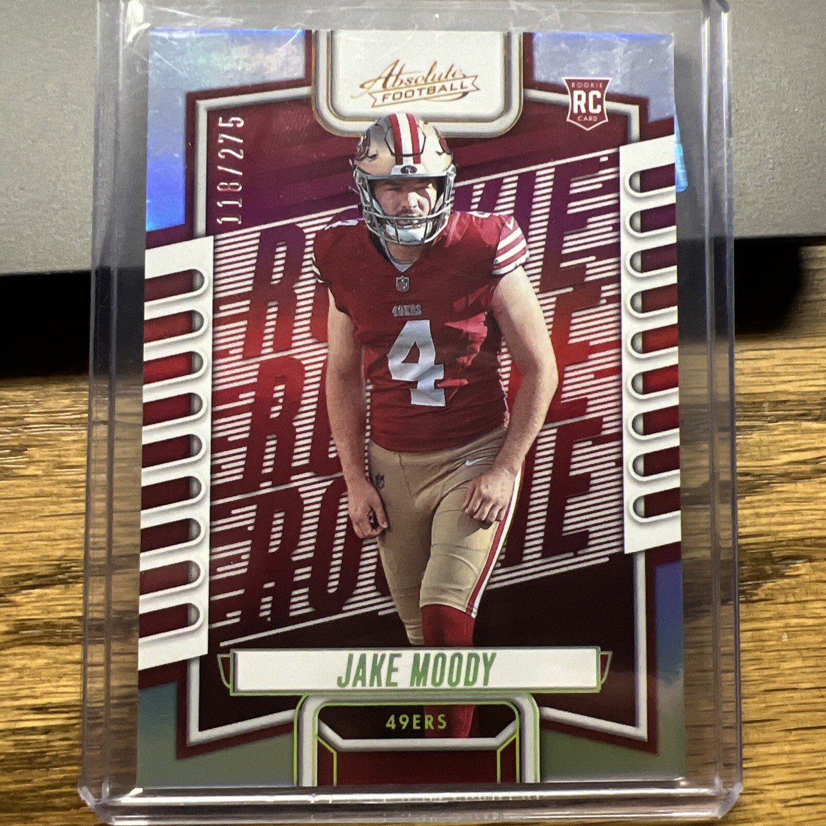 2023 Panini Absolute - Rookies Spectrum #188 Jake Moody /275 (RC