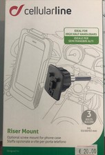 Staffa  vite Cellularline per portatelefono da applicare su riser manubrio moto