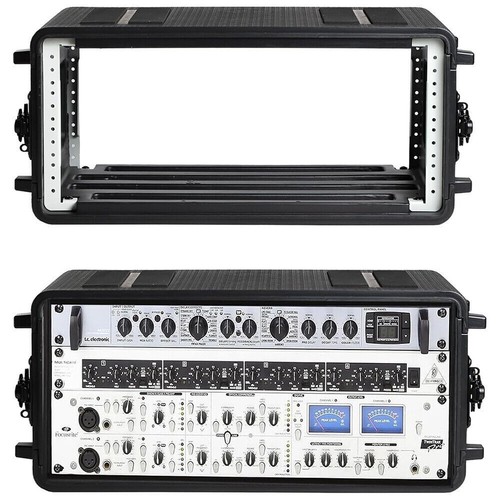 Rack Case 4U 10.2in Deep 3-Space Lockable Flight Case for Standard 19-in devices - Picture 12 of 13