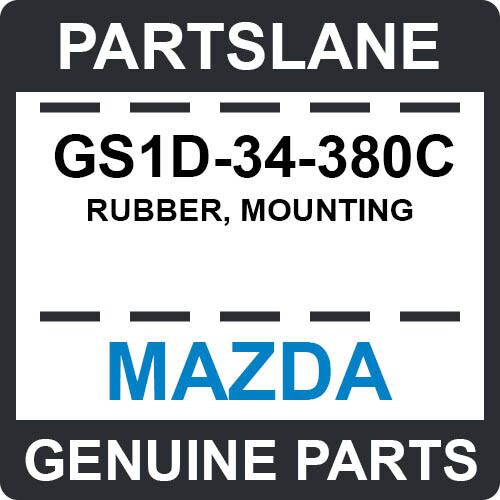 GS1D34380C Rubbermounting Mazda Genuine OEM Part for sale online