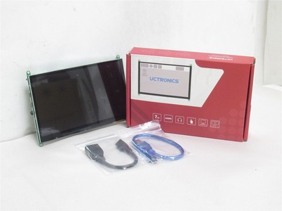 243291 New In Box; Uctronics X0029GAE3H Raspberry Pi Screen; Size: 7'' 1024x600 L