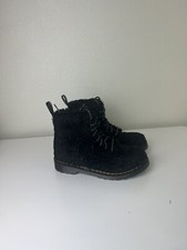 Dr Martens 1460 Pascal J Black Tinsel Fur Boots size4 new