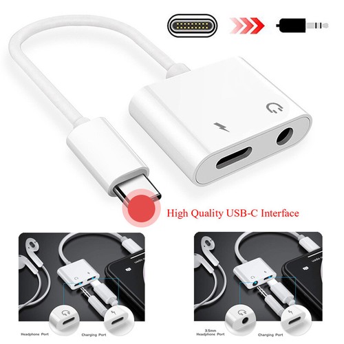 For Samsung S20 S21 S20 Fe Note20 USB Type C to 3.5mm Headphone Adapter