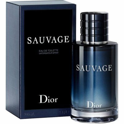 Wood wick * SAUVAGE DIOR FOR MEN TYPE scented * 9oz. * Leah's Lite