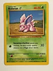 Pokemon Card Base Set Italian Nidoran 55/102. Vintage. WoTC