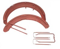 Vordere Und Hintere Schutzbleche Mit Halterungsset FüR Triumph 3HW 350Cc Gec