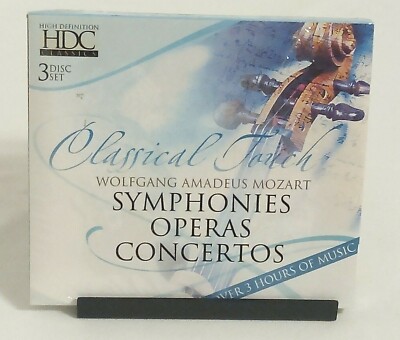 Symphonies Operas Concertos Mozart CD (3 Disc Set) *NEW SEALED*