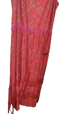 ABS by Allen Schwartz Women Red Floral Lace long Dress plus size 2X | eBay ABS by Allen Schwartz Women Red Floral Lace long Dress plus size 2X | eBay