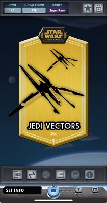 Super R* Star Wars Digital Topps Silhouette The High Republic Jedi Vektoren 779cc