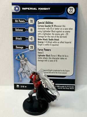 Star Wars Legacy of the Force 21/60 Imperial Knight (U) Miniature