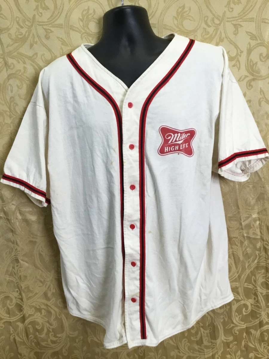 Vintage miller high hotsell life baseball shirt