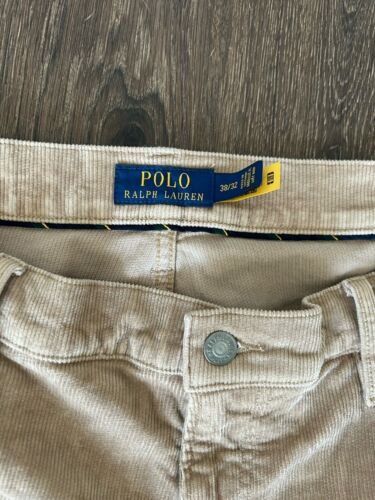 Polo Ralph Lauren Mens The Sullivan Slim Straight Corduroy Pants Brown Sz 38x 32 - Picture 4 of 7