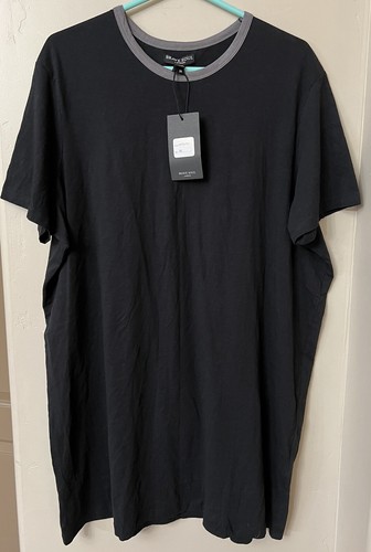 Brave Soul London Men’s Black T-Shirt Plus Size 20 - Picture 4 of 8