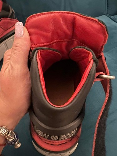 Nuevo Rock M285 S39 Negro-Rojo Metálico, Botas de Plataforma Talla 4 Nuevo Sin Caja - Imagen 10 de 11