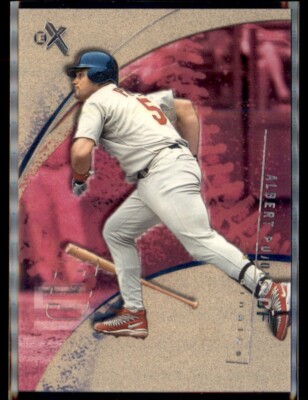 2002 Fleer E-X Clear Acetate Albert Pujols St. Louis Cardinals #2