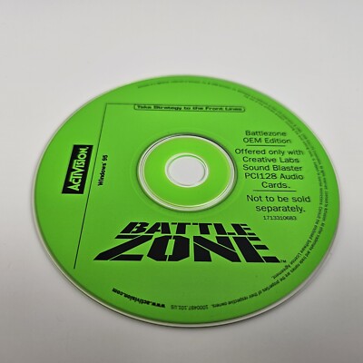 Battlezone 1998 PC CD ROM - Tank Strategy - Retro DISC ONLY | eBay