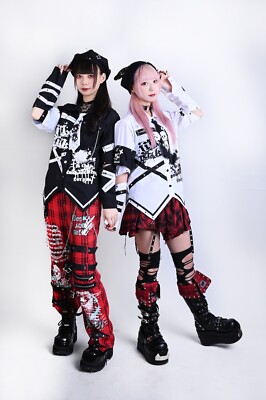 トップス Roen skull leopard track jacket emo vkei Roen skull leopard track jacket emo vkei