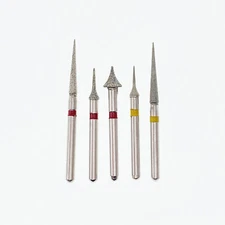 5 Pcs/box Dental Diamond Burs Interproximal Enamel Reduction IPR Drills Kit SM