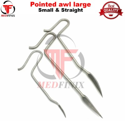 Orthopedic Pointed Awl Large Small & Straight Surgical Instruments | eBay