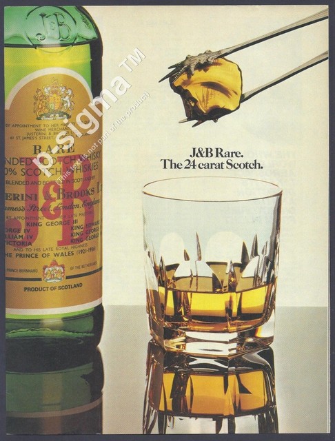 J&B RARE Scotch Whisky 1983 Vintage Print Ad | eBay