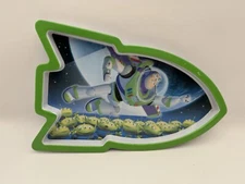 Buzz Lightyear Toy Story - Rocket Ship Plate Disney Store Branded