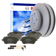 BOSCH Bremsscheibe 320mm Bel&auml;ge WAKO Satz Hinten f&uuml;r MERCEDES W222 C217 A217