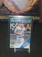 2023 Series 2 1988 Topps Baseball Black /199 Brewer Hicklen #88BA-BH Auto