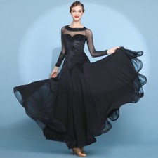 Adult Latin Modern Dance Tango Waltz Standard Rhythm Ballroom Performance Dress