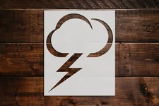 Lightning Bolt Stencil - Art and Wall Stencil