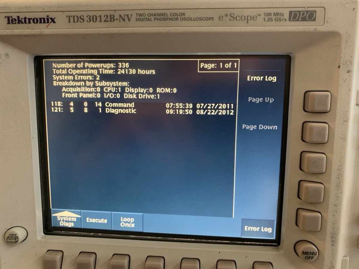 Tektronix TDS3012B 100MHz 2 Channels Digital Oscilloscope Tektronix TDS3012B 100MHz 2 Channels Digital Oscilloscope