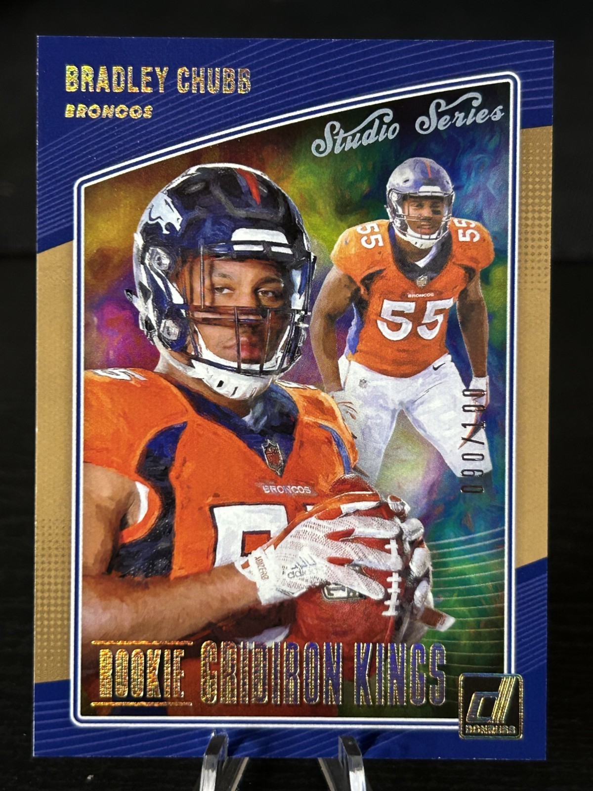 2018 Donruss Rookie Gridiron Kings Bradley Chubb #RGK-19 Studio Series /100 E976