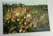 Rocamadour, Lot, France - Vintage Postcard - Churches, Houses, Chateau