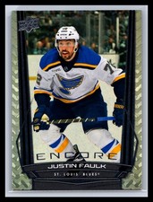 2025-26 Upper Deck #E-146 Justin Faulk Encore Base St. Louis Blues